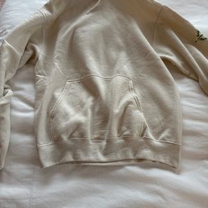 Beige hoodie